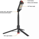 Husky 800 Lumen LED Rechargeable Tripod Work Light for $24.88