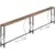 102.4″ Huuger Height Adjustable Sofa Table with Power Outlets for $79.99