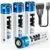 HW Rechargeable AA Lithium Batteries (4-Pack) for $10.82