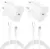 Hwnutxv 20W USB-C Fast Wall Charger (2-Pack) with 2x 6ft Cables for $4.99