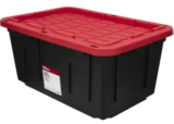 Hyper Tough 27-Gallon Stackable Storage Container for $8.86