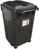 Hyper Tough 45 Gallon Wheeled Heavy Duty Plastic Garbage Can for $29.96