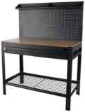 Hyper Tough 48″ Steel Workbench with Steel Mesh – $89