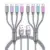 HYXing 4ft Nylon Braided Multi Charging Cable (2-Pack) – $4.99