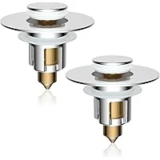 iFealClear 2 Pack Metal Universal Bathroom Sink Stopper – $6.74