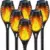 IkeeRuic Outdoor Solar Lights with Flickering Flame (6-Pack) for $14.97