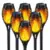 6-Pack IkeeRuic Solar Torch Outdoor Lights with Flickering Flame for $15