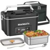 ikuchelife 1.2L 24000mAh Cordless Electric Lunch Box with Scheduled Heating for $49.99