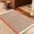 IM HOME Waffle Bath Mat in Orange & Cream – 32 x 20 inches for $7.64