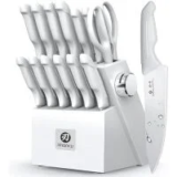 imarku 14-Piece Japanese Stainless Steel Knife Block Set – $39.97