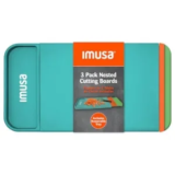 4-Piece IMUSA Nesting Cutting Board Set for $6.28