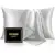 Infiixso 20″ x 26″ Light Grey Mulberry Silk Pillowcase for $4.48