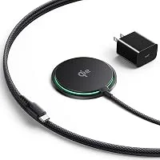 INIU Qi2 Magnetic Wireless Charger 15W with Adapter – $9.79