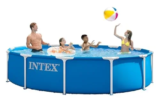 INTEX 12ft x 30in Metal Frame Above Ground Pool for $69.15