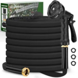 100′ Itsonestep Flexible Garden Hose with 10 Function Nozzle for $25