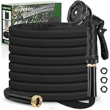 ItsOneStep 100ft Lightweight Flexible Garden Hose with 10 Nozzle for $24.99
