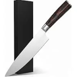 8-Inch Japanese Chef Knife – High Carbon Stainless Steel Blade – $6.99