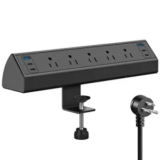 Jgstkcity 5-Outlet Desk Clamp Power Strip with 4x 20W USB-C Ports for $30
