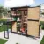 Jocisland Solid Fir Wood Outdoor Storage Shed for $239.99