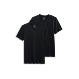 Jockey Men’s 100% Cotton V-Neck Undershirt 2-Pack for $11.99