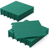 Jocoevol 12-Piece Interlocking Floor Tiles – 11.8 x 11.8 inches for $19.98