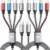 Jogrytece 5ft 4-in-1 USB-C Multi Charging Cable (2-Pack) for $5.69