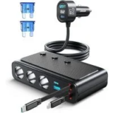 Joyroom 9-in-1 227W Dual Retractable Car Charger Splitter for $15.89