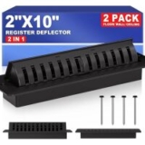 Jslin 2-in-1 4″x10″ Floor Register with Vent Deflector (2-Pack) for $11.99