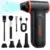 JUFINX 150K RPM Electric Air Duster (Black, X117) with 4 Nozzles & 2 Brushes – $20 $23