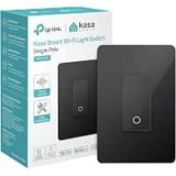 Kasa Smart HS200-BL Wi-Fi Light Switch – 2.4GHz, $11.99