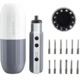 Katerk Cordless Electric Screwdriver w/ LED & 12 Bits – $14.99