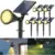 Katipeal 4-Mode Outdoor Solar Spot Lights (8-Pack) for $28.99