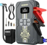 Kedeso 12V Portable Car Jumper Starter with 160PSI Air Compressor for $43.99