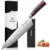 Keemake 8″ Stainless Steel Chef Knife with Pakkawood Handle for $27.99