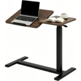 Keiki Height Adjustable Rolling Laptop Desk with Tiltable Top for $25.93