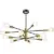 KEILAIMO Modern 12-Light Adjustable Sputnik Chandelier for $35.99
