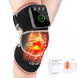 KENEO Red Light Therapy Knee Brace with Vibration Massage for $25