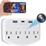 Kestanlora 1080p WiFi Hidden Camera with 4 AC Outlets and 3 USB Ports for $39.99