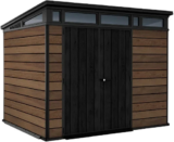 Keter Signature Collection 9×7 Modern Outdoor Storage Shed for $999.99