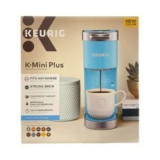 Keurig K-Mini Plus Single Serve Coffee Maker in Cool Aqua for $54.99