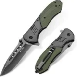 Kexmo 8.46″ Foldable Pocket Knife with 3.46″ D2 Blade for $15.59