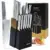 Keycut 13-Piece Stainless Steel Knife Set with Block for $49.99