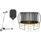 Spring Sale on Outdoor Sports Gear: Kiivakii Trampoline $180, Razor Scooter $19, Franklin Pickleballs $10 $180.00