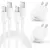 Kitminun 20W USB-C Charger 2-Pack with 2x 6ft USB-C Cables – $5.99
