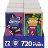 Kleenex On-The-Go 3-Ply Facial Tissues (72-Pocket Packs) – $15.05 at Amazon