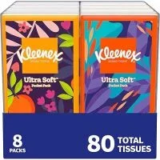 Kleenex On-The-Go Facial Tissues (80-Count) – $1.36