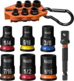 Klein Tools 7-Piece Grab-And-Go Impact Socket Set for $15