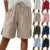 Knee Length High Waist Shorts for $7.49