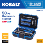 Kobalt 50-Piece Mechanics Tool Set for $34.98