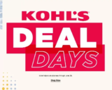 Kohl’s Deal Days – Limited Time Promotion with Free Shipping